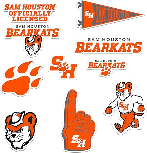 Miniatura 69 de Universidad de Florida Central - Paquete variado de 9 calcomanías de vinilo grandes de lujo - Laptop, botella de agua, álbumes de recortes, tableta