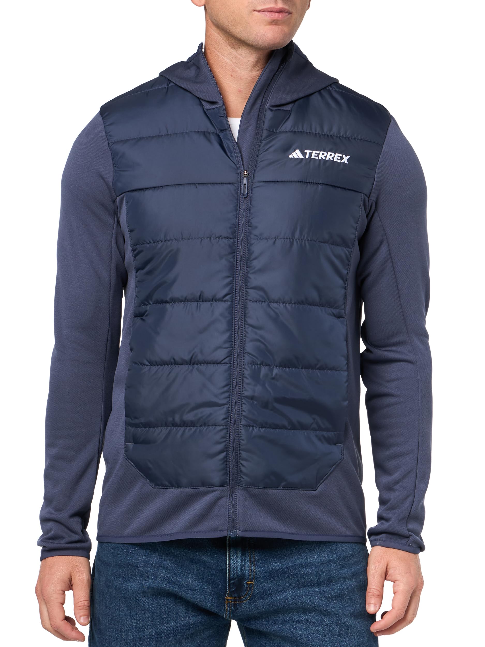 mens Terrex Multi Hybrid Insulated Hiking Hooded Jacket