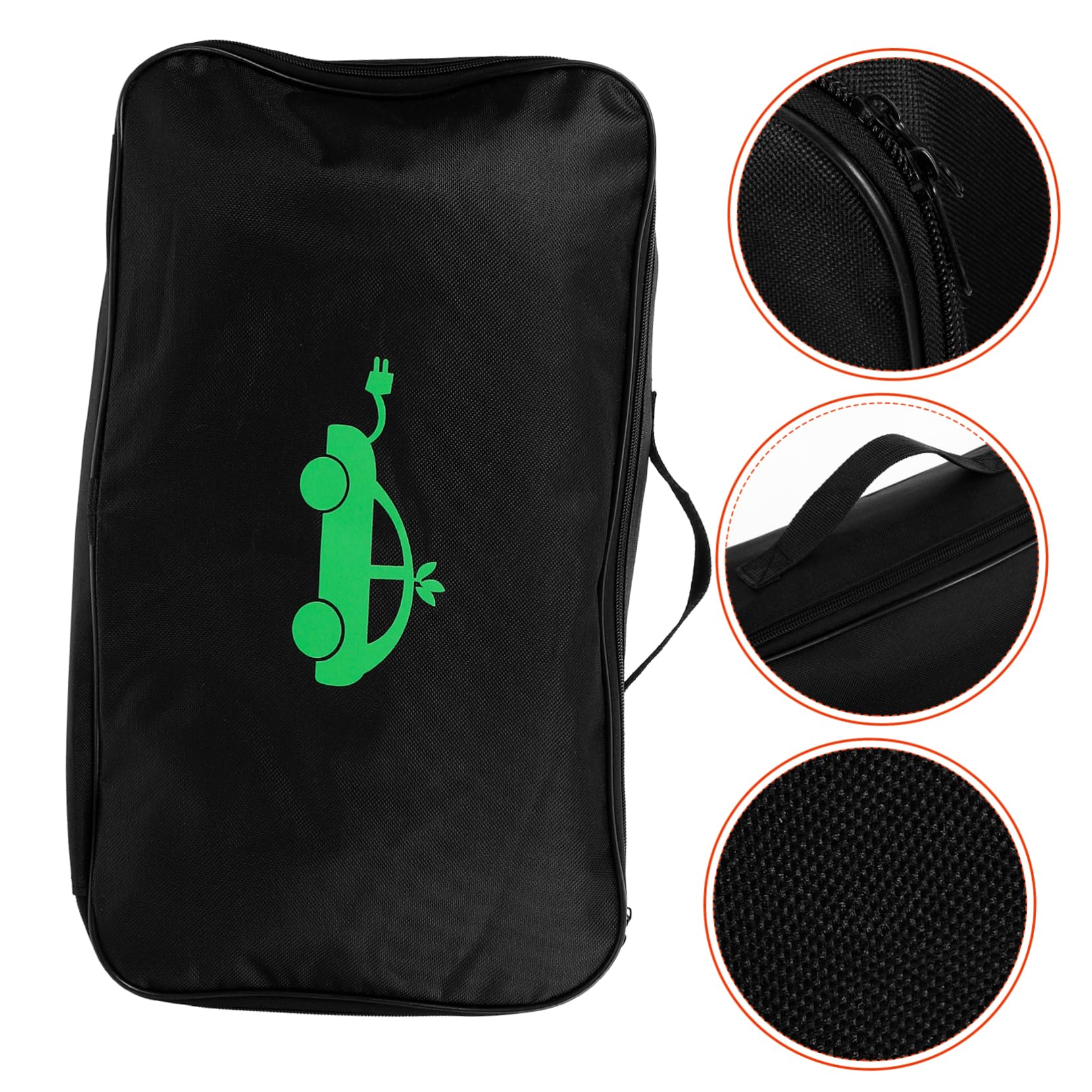 iplusmile 5pezzi Borsa Organizer Per Cavi Di Ricarica Auto Elettrica e Portatile Per Trasporto Bagagliaio Design Resistente e Leggero Per Accessori Veicoli Elettrici