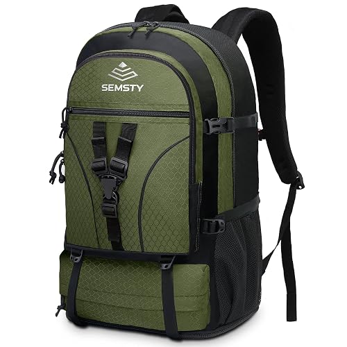 SEMSTY 40L/50L Expandable Hiking Backpack