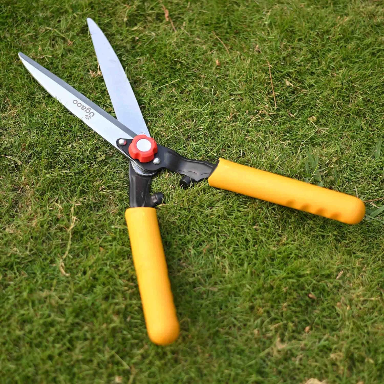 UGAOO Hedge Shears for Gardening | Garden Shears & Garden Cutting Scissors | Plant Cutting, Hedge Trimming Scissors | Heavy Duty Garden Cutter Tool with Plastic Sleeve, 10 Inch Blade 4