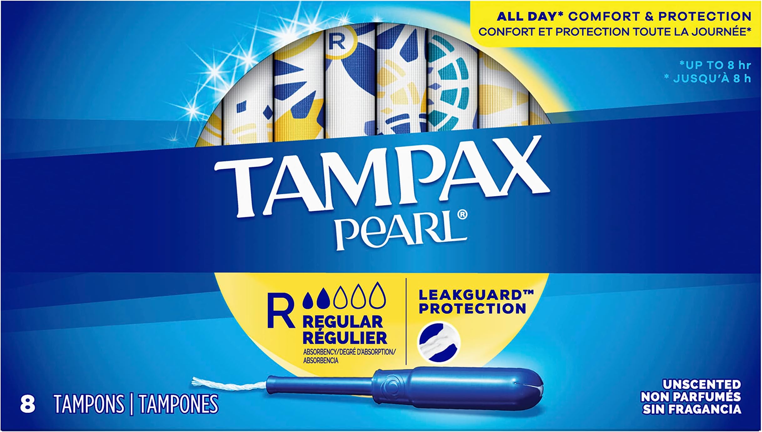 TSN Tampax Pearl Regular, 8 ct