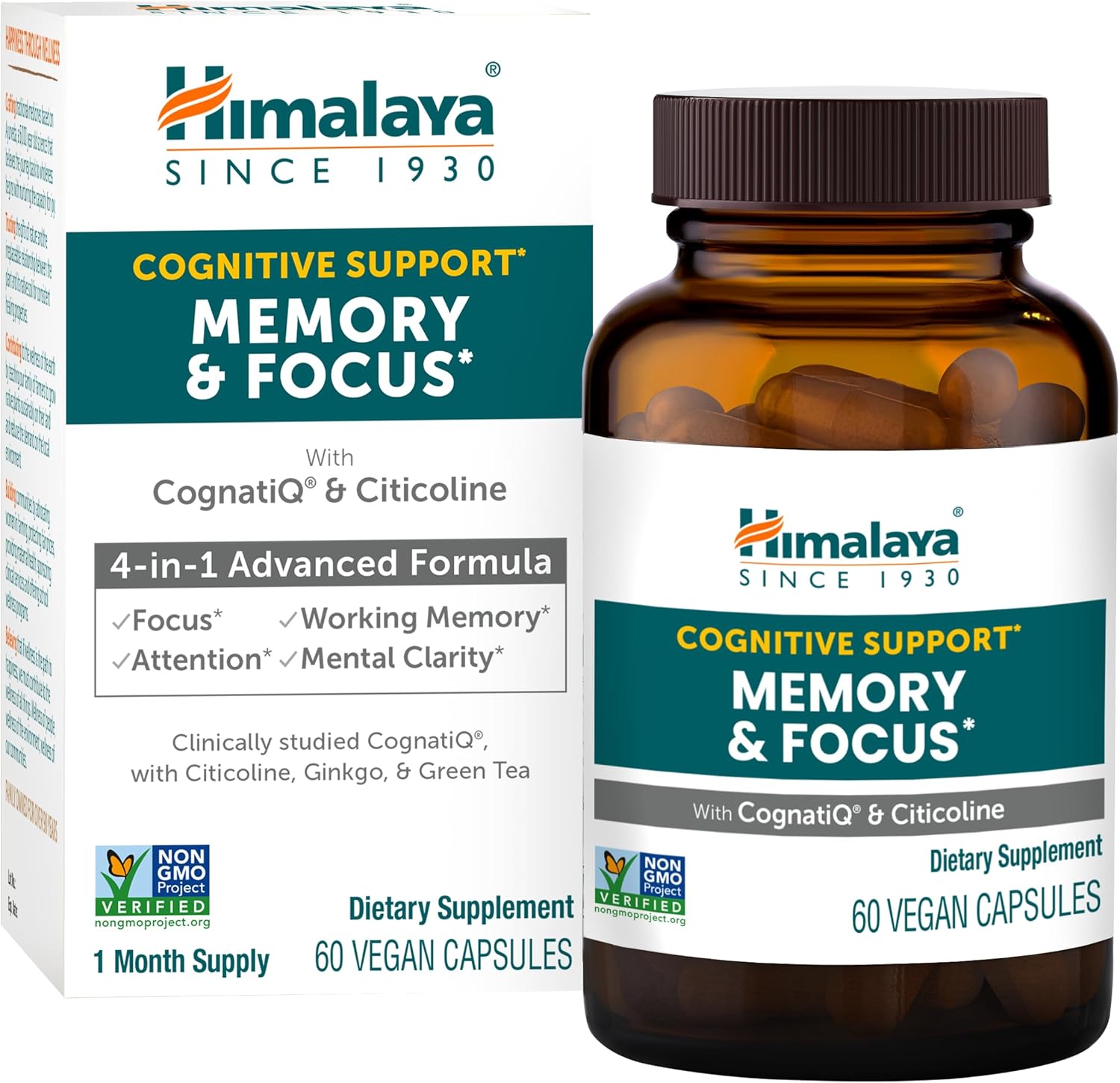 Himalaya Memory & Focus, Herbal Supplement,...