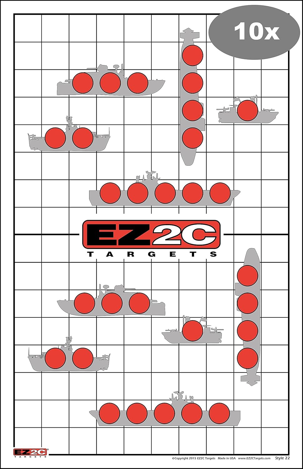 amazon com paper targets for shooting practice by ez2c gun and rifle game targets paper targets for shooting games target shooting range accessories firearms targets 11 x 17 40 pack sports outdoors