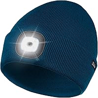 Vista 34 de Etsfmoa Gorro unisex con la luz, regalos para hombres, papá, padre, gorras recargables por USB