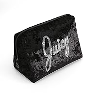 Amazon.com: Juicy Couture Black Makeup Bag Cosmetics