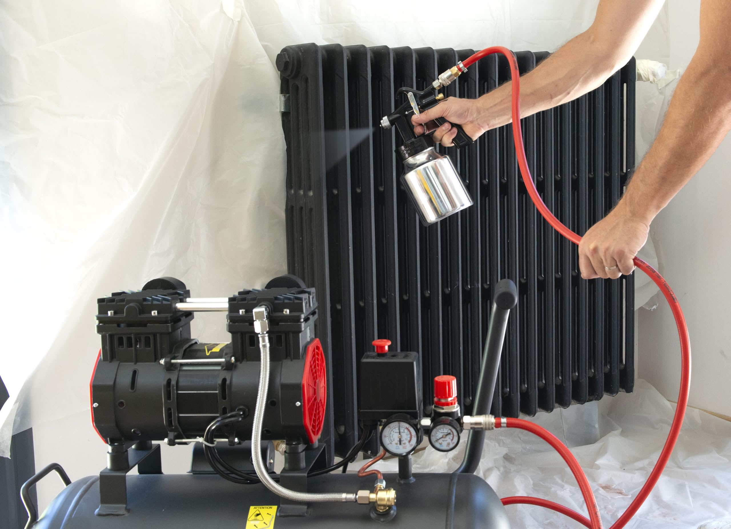 Mecafer 425563 Compresseur Power N Silent 8 bar - 50L - 2HP