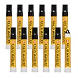 Sakura Solid Paint Markers with Twist Up Tip - Low Temperature Permanent Marker Pens - Window, Wood, & Glass Marker - Black Paint - 12 Pack