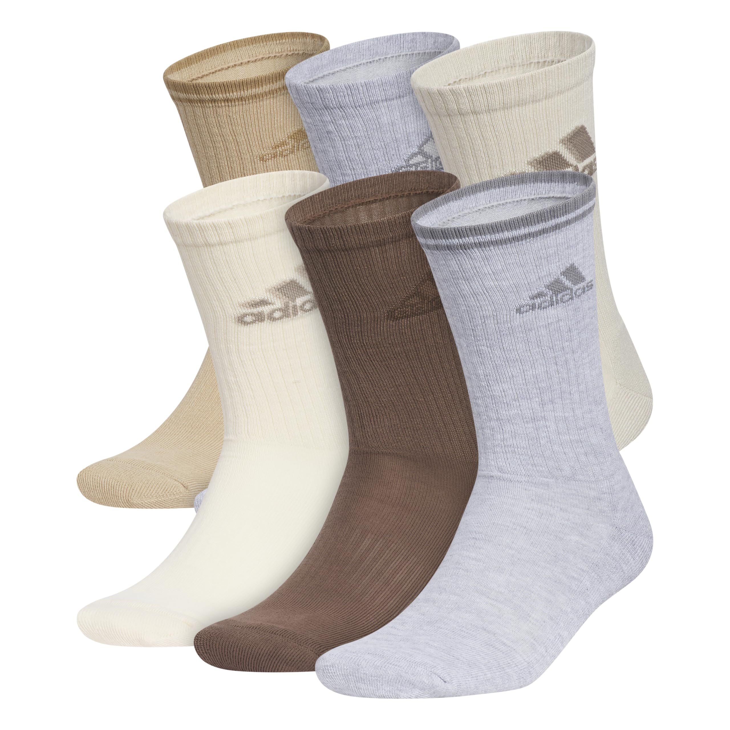 adidas Athletic Cushioned Crew Socks 6 Pairs Calcetín de tripul Hombre (Pack de 6)