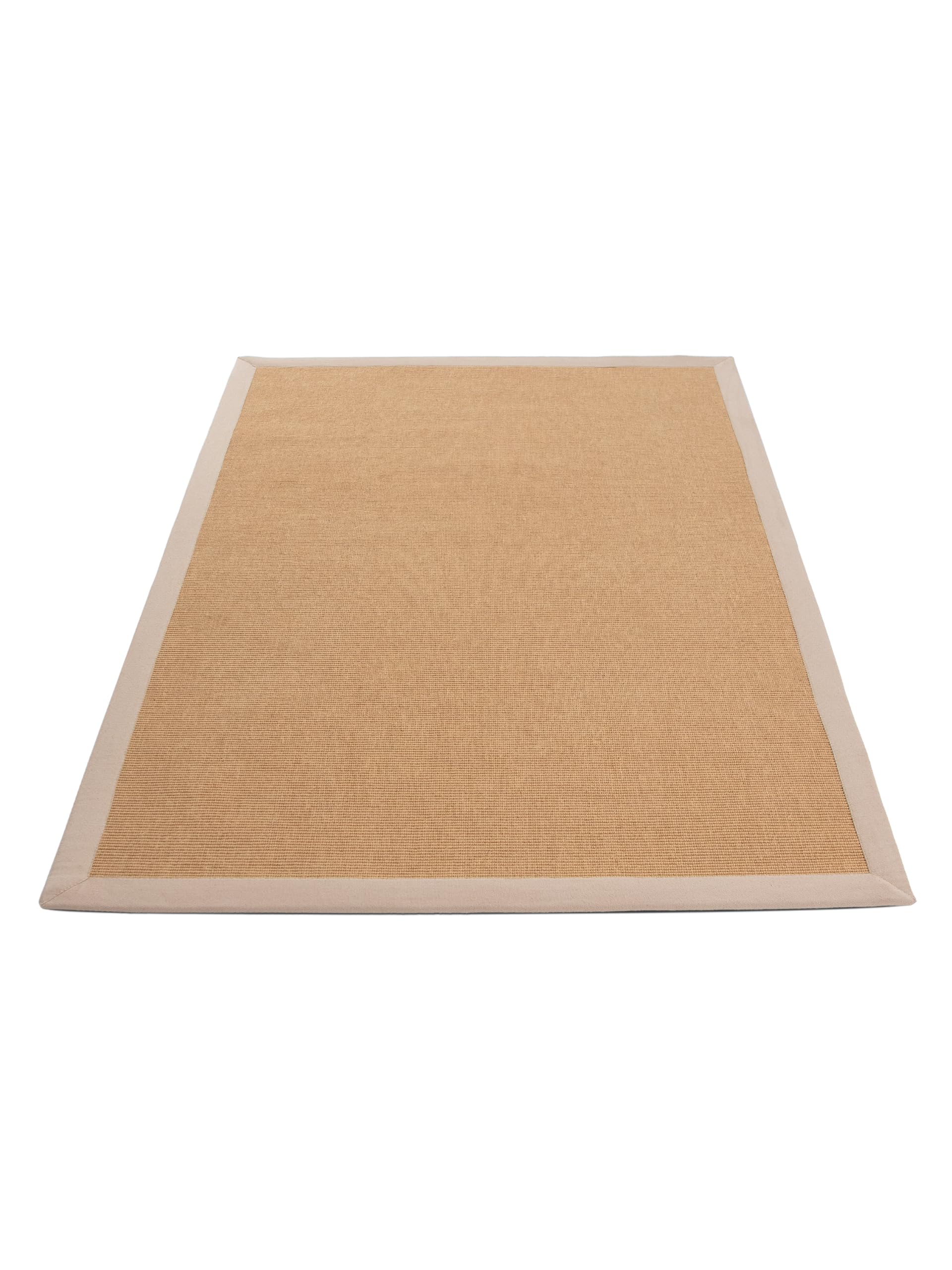 carpetfine Alfombra Natural de Sisal Beige 160x230 cm | Alfombra Moderna para salón y Dormitorio