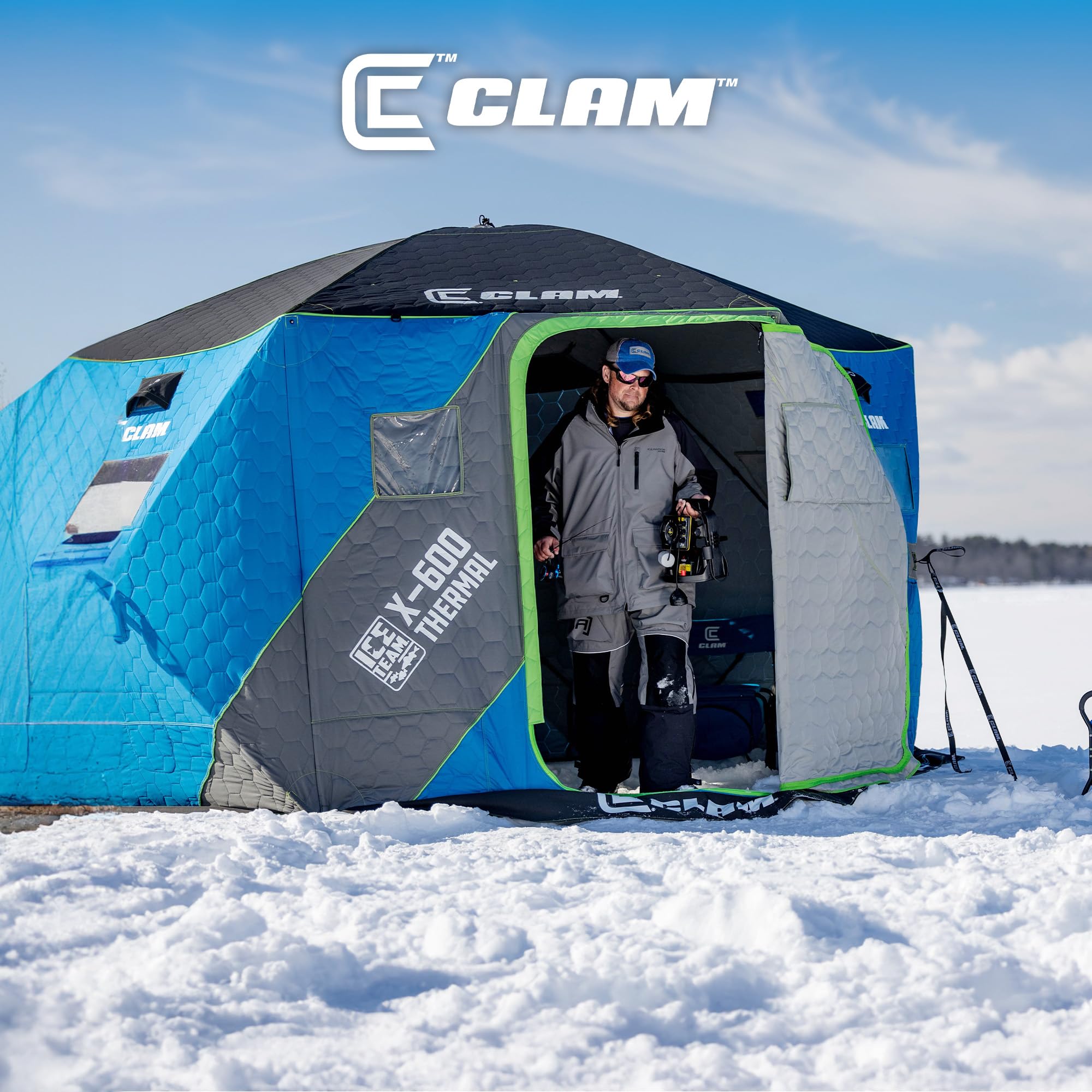 Clam C560 Thermal CLAM Thermal Hub Ice Fishing Shelter