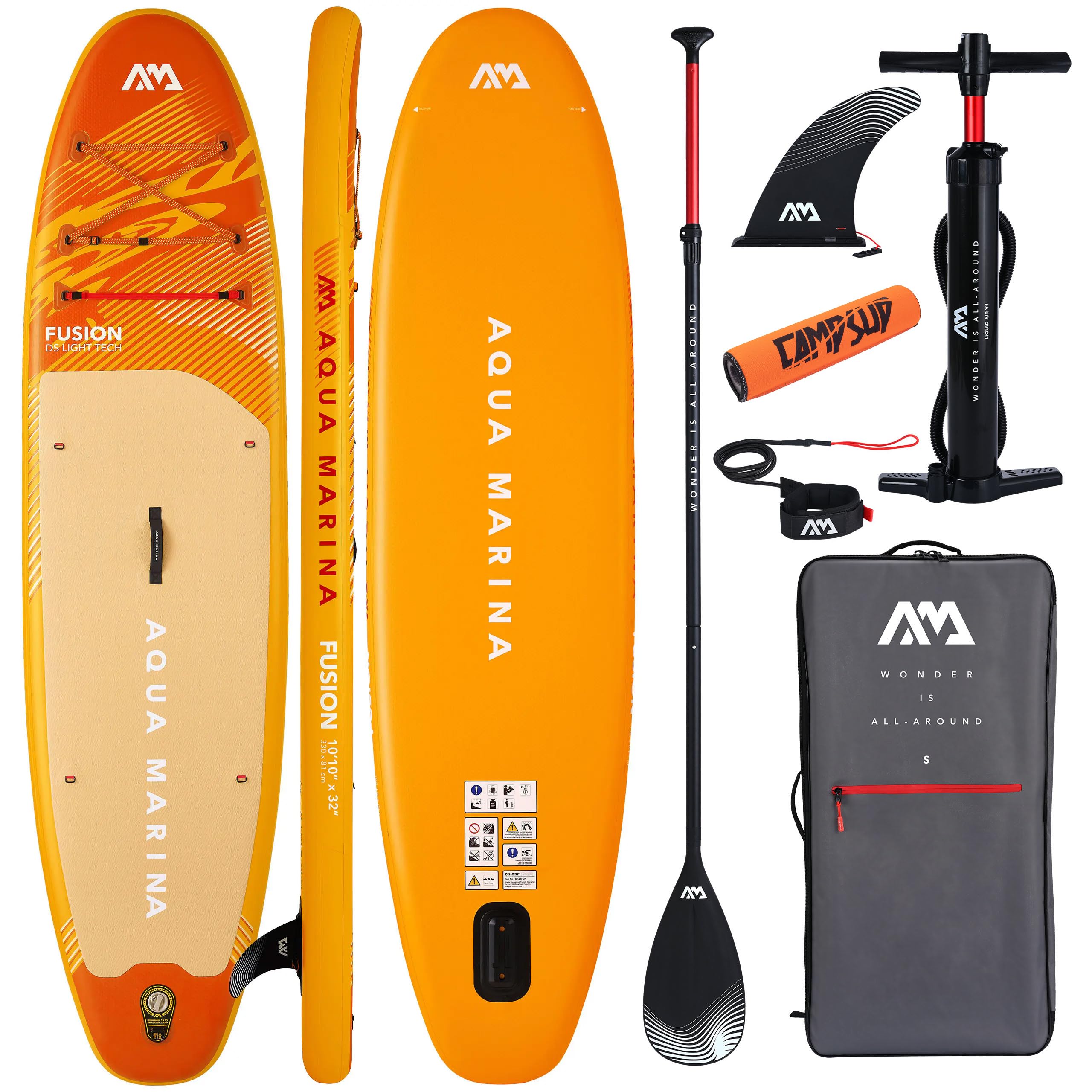 Aqua Marina Fusion 10'10" Before Sunset 2026 – Aufblasbares SUP Board Allround für Anfänger – Stand Up Paddle Board Komplettset – Limited Edition
