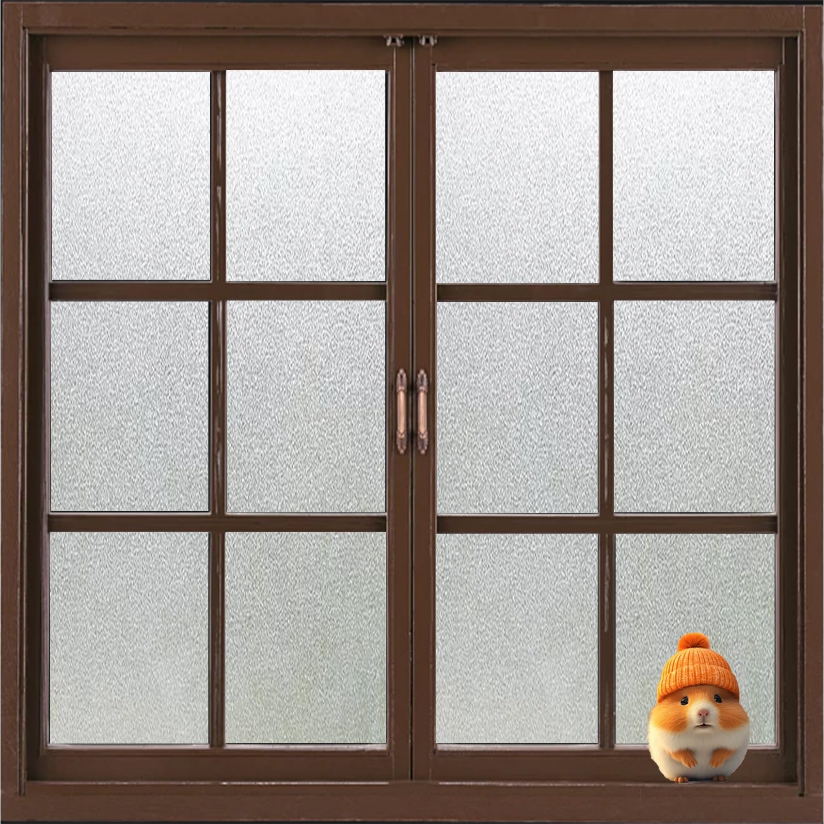 Window Film Privacy Film 110 x 160 cm, No Glue Window Sticker, Privacy, Opaque, UV Protection, Static Cling, Frosted Glass Film Opaque with Toolkit for Office, Pure scrub