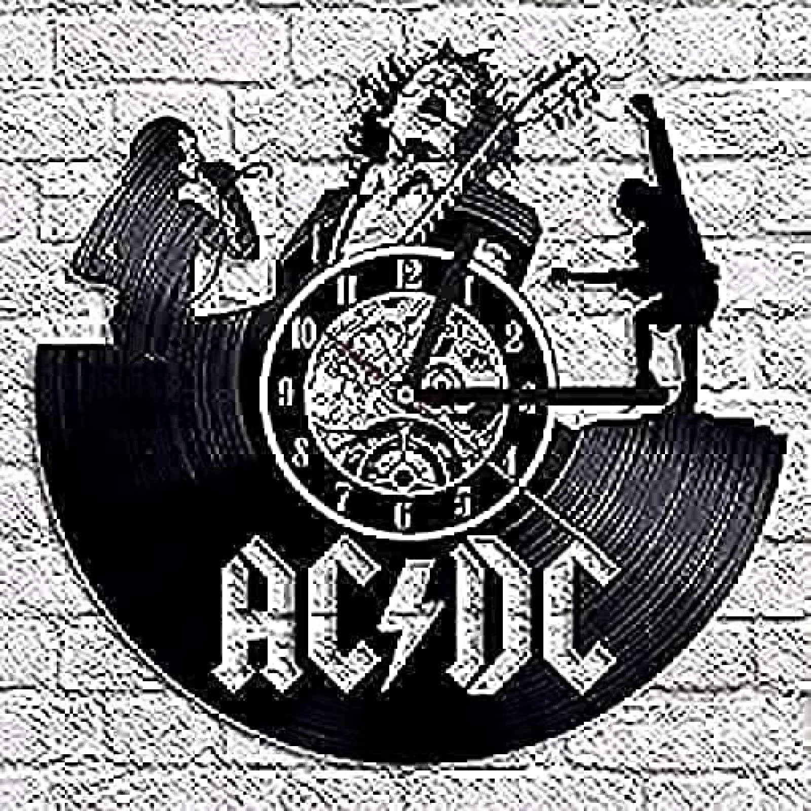Vinyle record horloges murales rétro 3D pour salon de collectionneur de musique