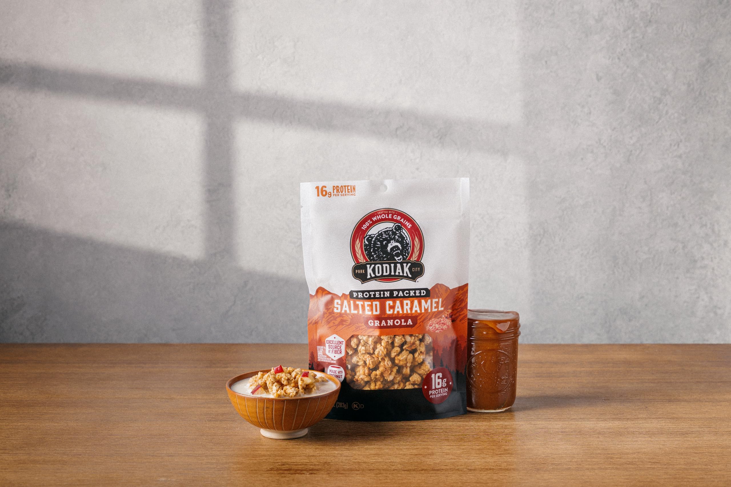 Amazon.com: Kodiak Cakes Granola, Salted Caramel, High Protein