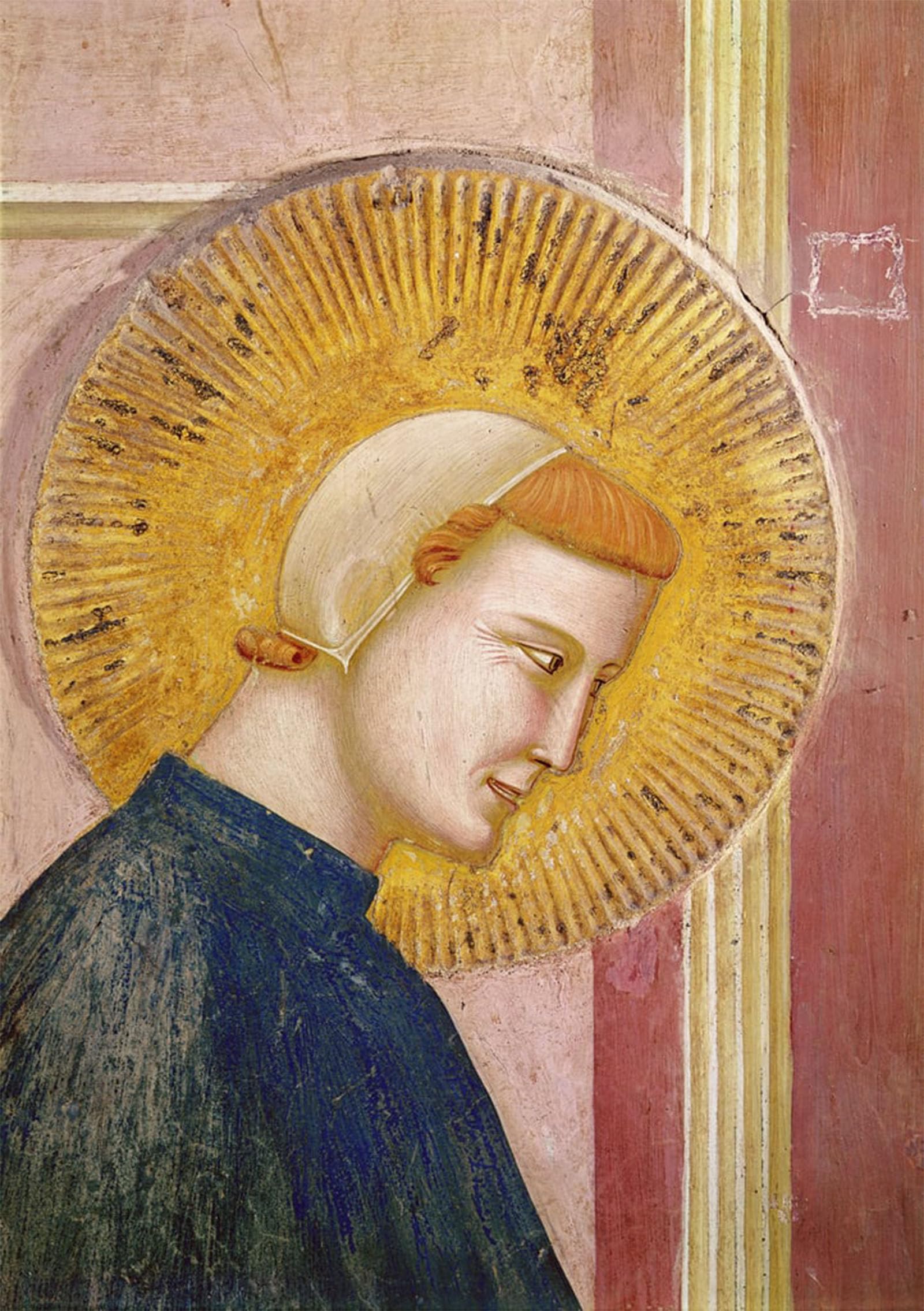 ARTXLXXBN Famous Prints Artwork Pictures Poster Painting Art Saint Honoured by Giotto Di Bondone Artwork Landscape Pictures for Home Decor 60x90cm