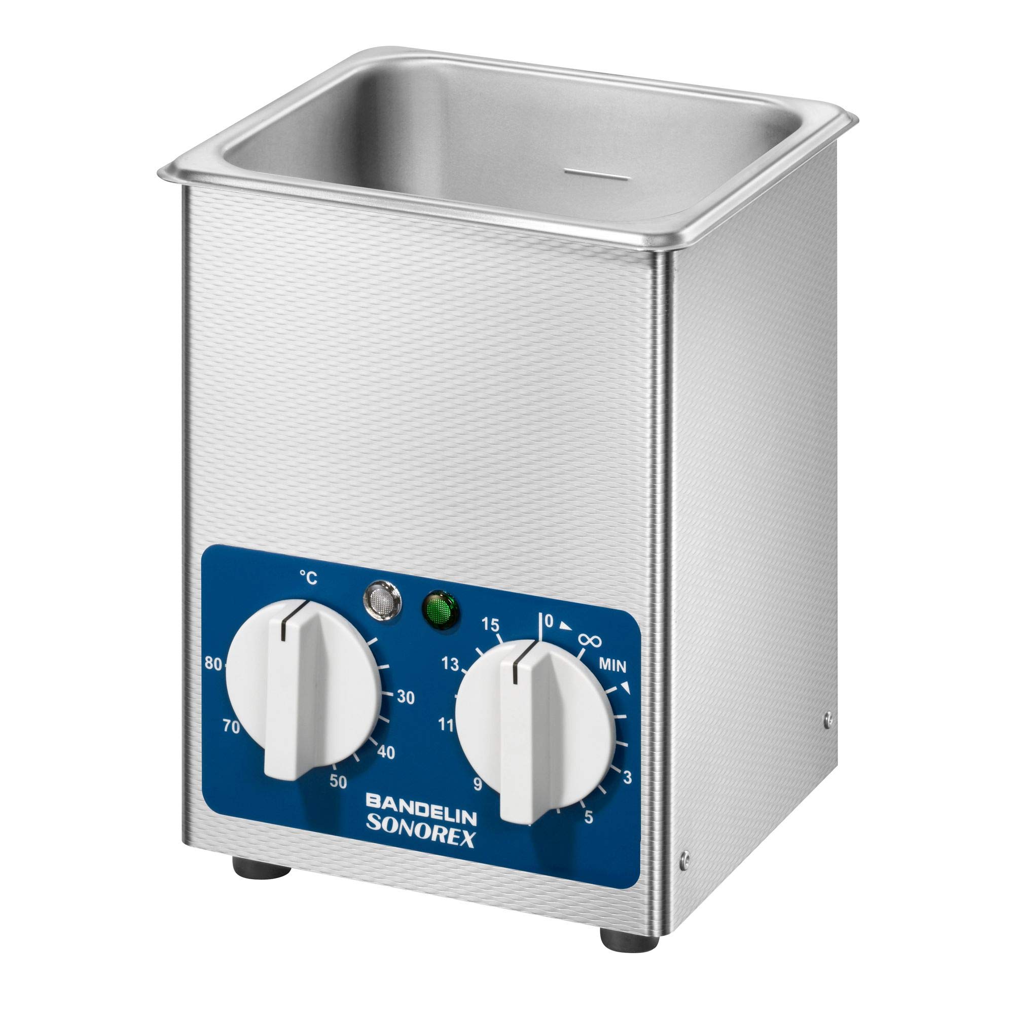 Sonorex Super RK 52 H (1,8 Liter), Ultraschallreinigungsgerät mit 35 kHz Frequenz, Ultraschallbad aus Edelstahl 1.4301, Ultraschall Reinigungsbad mit 60 Watt Ultraschall-Leistung