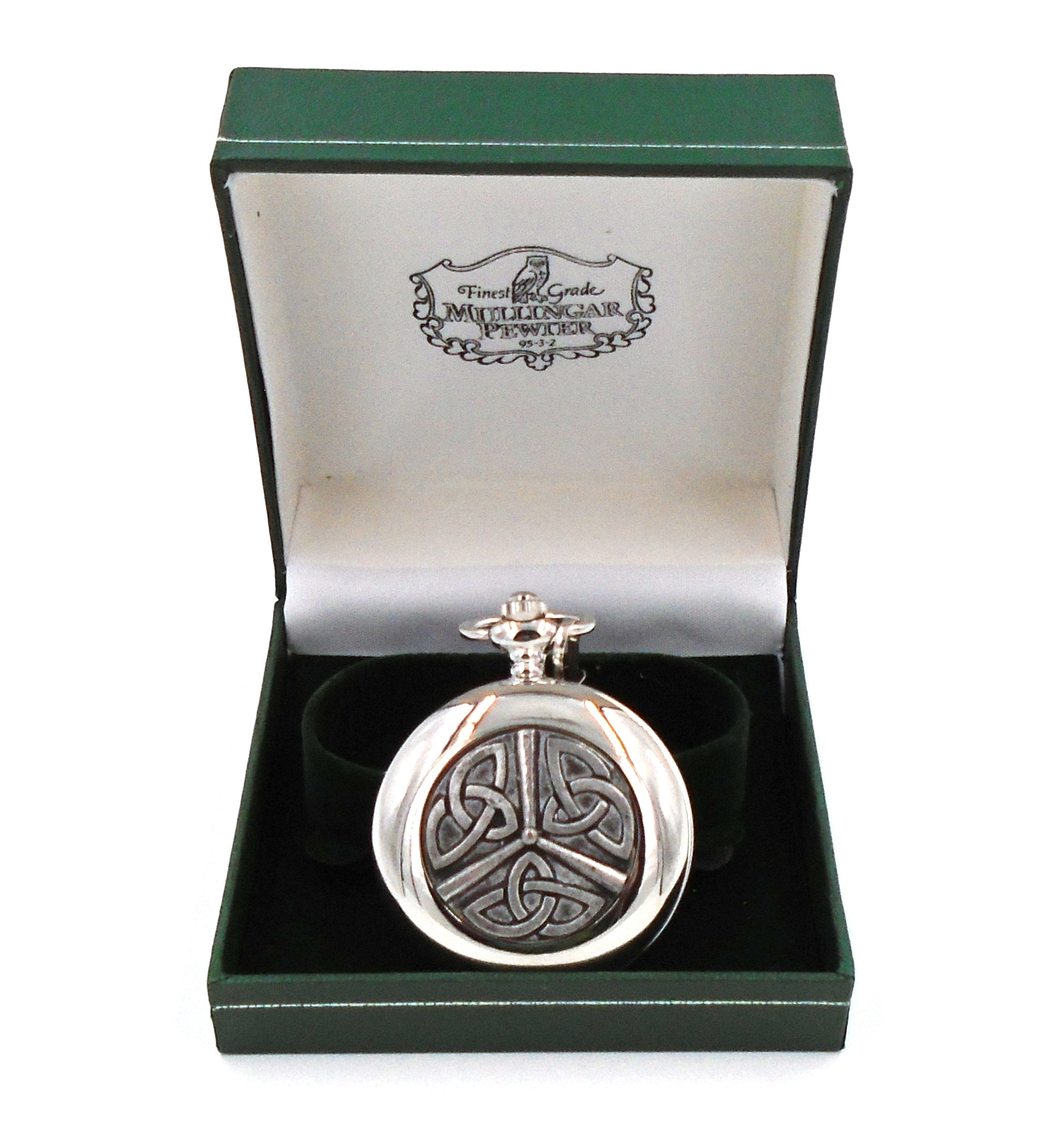 Mullingar Pewter Trinity Knot Pocket Watch-image-10