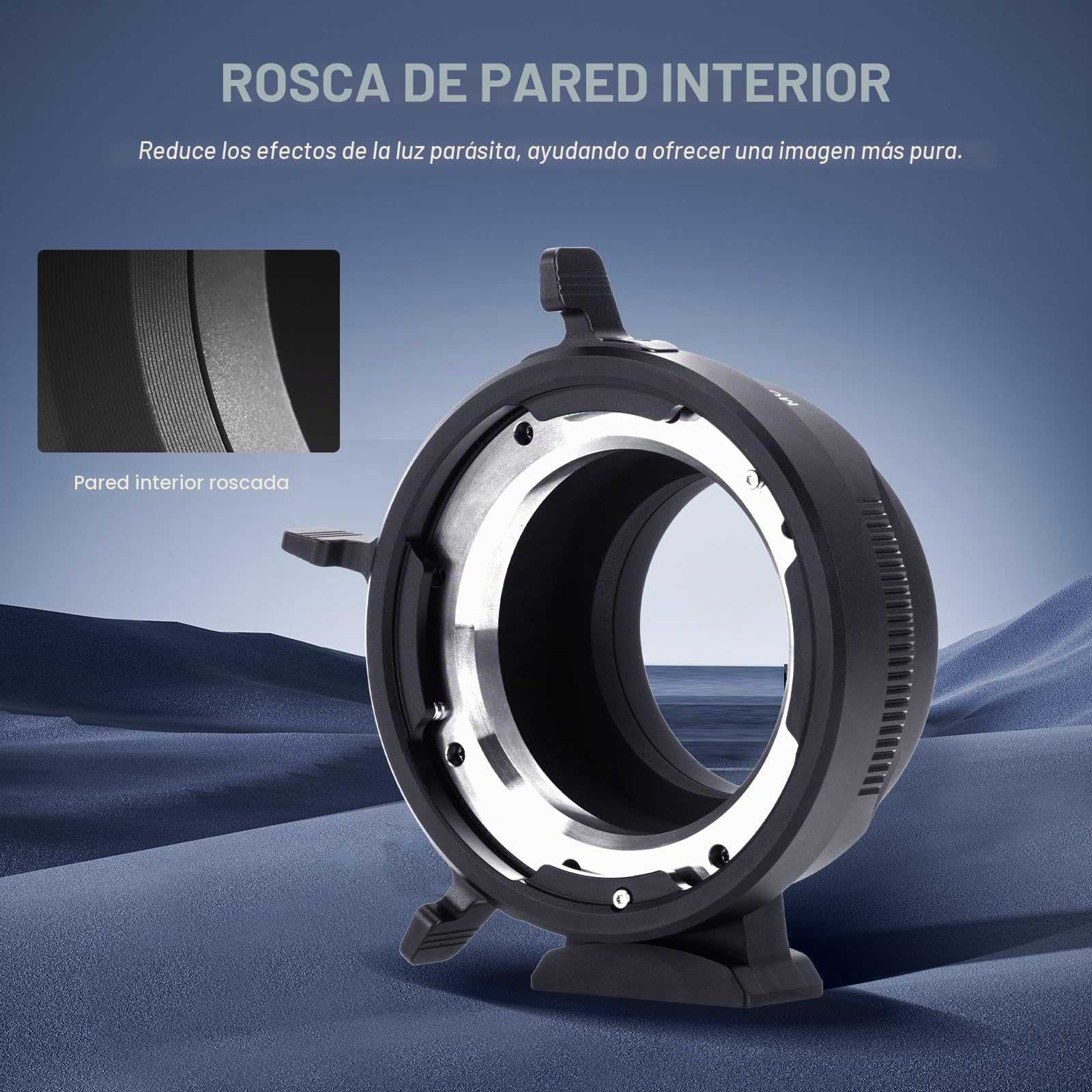 VILTROX PL-L Adaptador Lente Enfoque Manual Electrónico PL-L Adaptador MF Convertidor para Lente de Montura PL a Cámara de Montura L Panasonic S1 S1R S1H S5/Leica SL SL2 CL TL/Sigma fp L