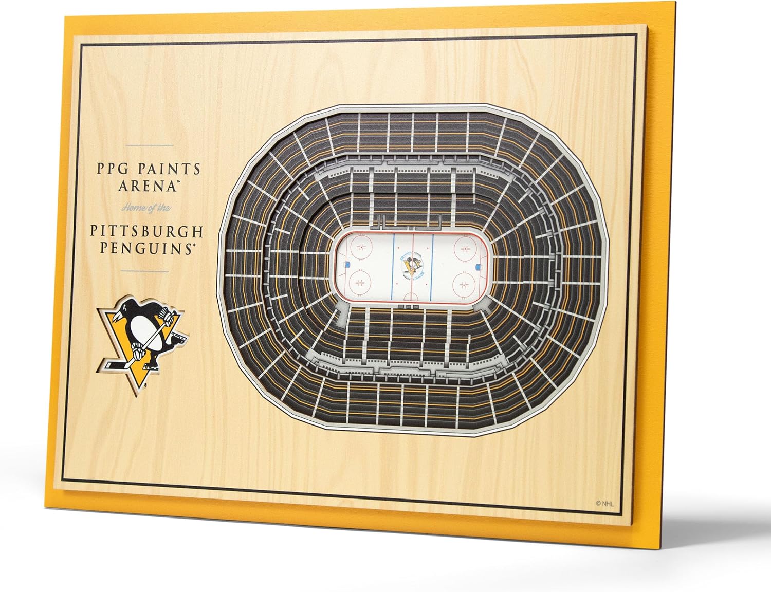 YouTheFan NHL 5-Layer 17 x 13 StadiumViews 3D Wall Art