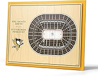 Vista 1 de YouTheFan NHL - Arte de pared 3D StadiumViews de 5 capas 17 x 13