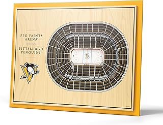 YouTheFan NHL 5-Layer 17 x 13 StadiumViews 3D Wall Art