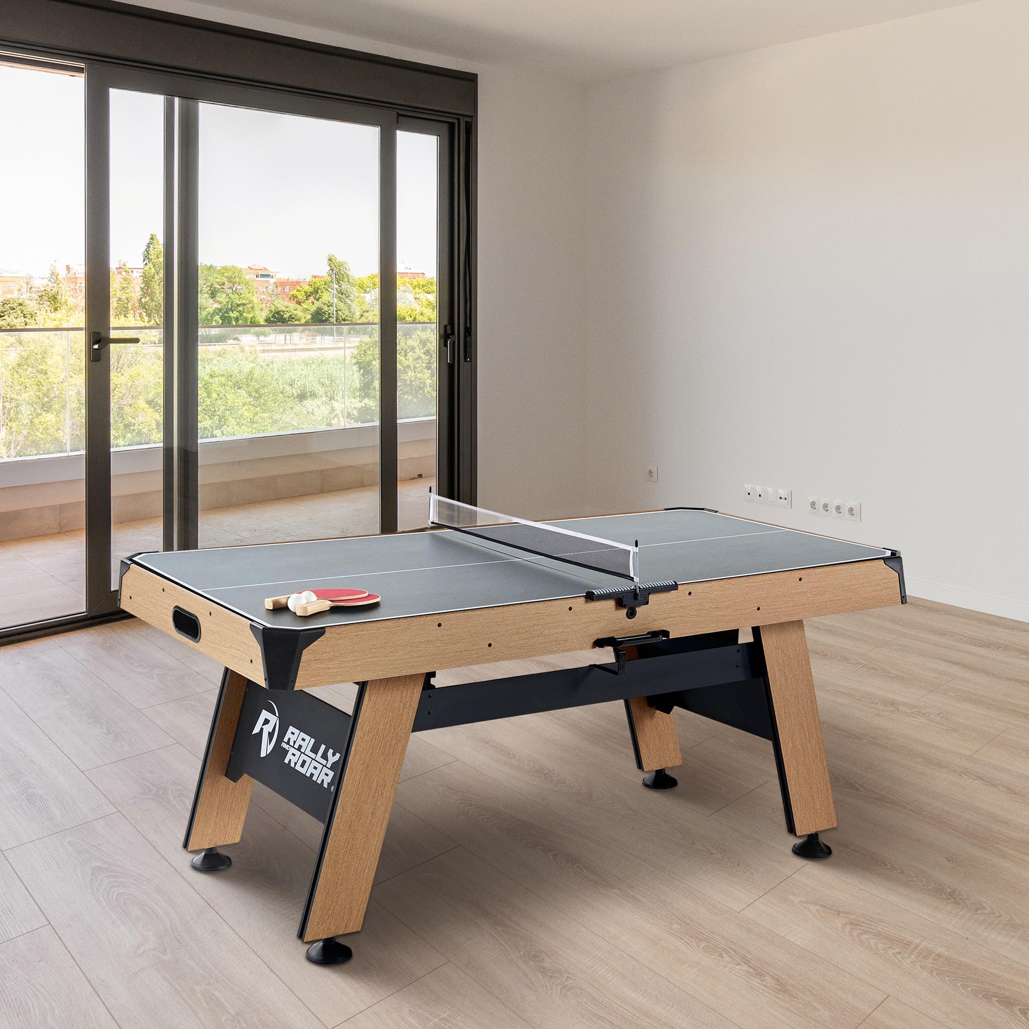 Amazon.com : Rally and Roar 72 Inch Air Hockey Table with LED