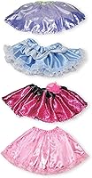 Melissa & Doug Goodie Tutus! 4-Piece Dress-Up Skirts Set for Girls Ages 3-6 - Princess, Ballerina, Fairy, Rocker Costumes
