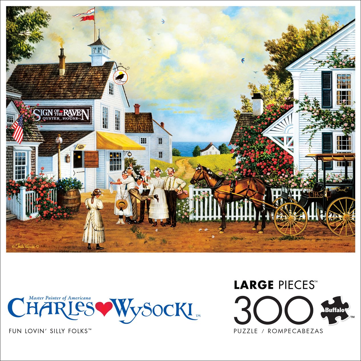 Amazon.com: Buffalo Games Charles Wysocki - Fun Lovin' Silly Folks