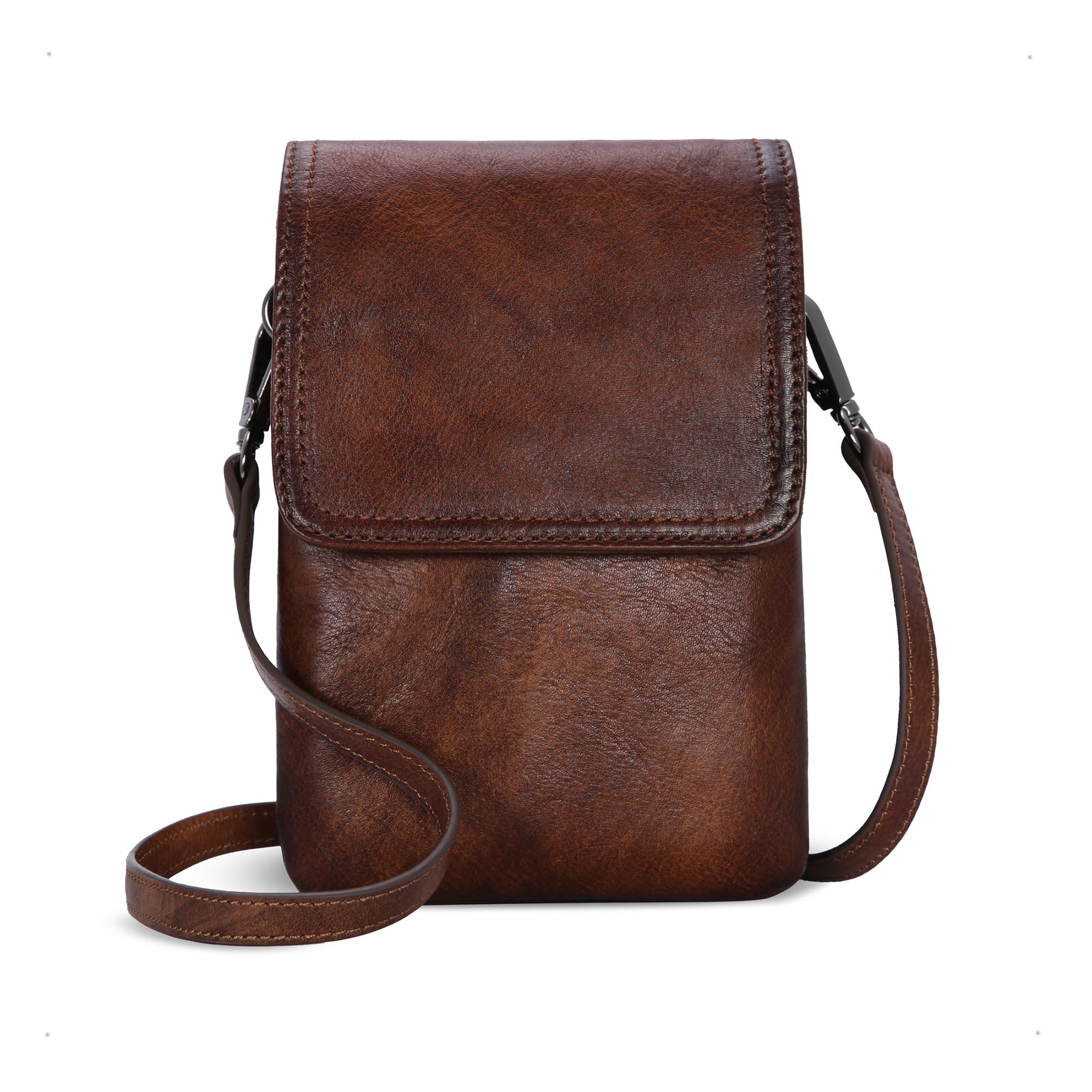 Iswee RFID Blocking Leather Crossbody