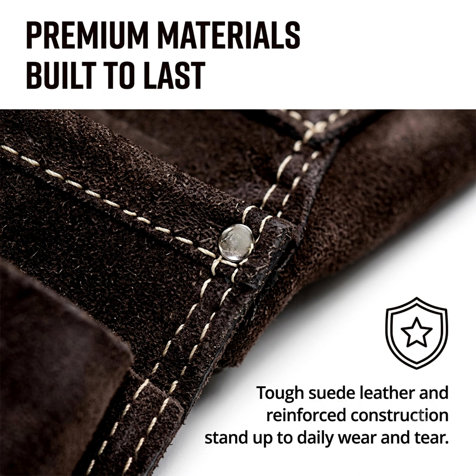 WrightFits Custodia per cintura in pelle con tasche multiple, organizer per attrezzi da lavoro con cintura | vita regolabile per falegnami, giardinieri, costruttori, elettricisti