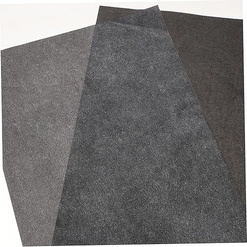 Miniatura 6 de EXCEART 200 hojas de papel de carbono de grafito, papel de transferencia, papel de lona, papel de calco para dibujo, artista, papel de calco,