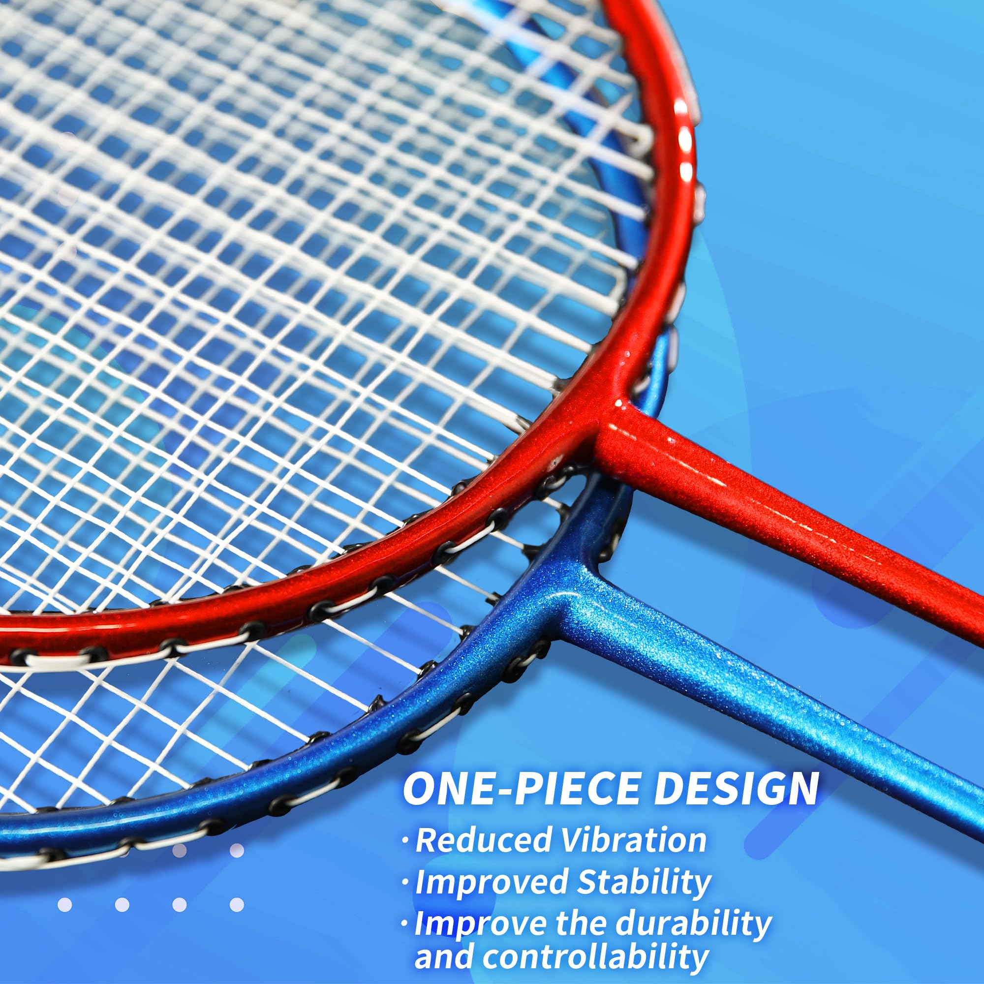 Amazon | バドミントン ラケット 初心者 (4本組) | Crafteel | ラケット