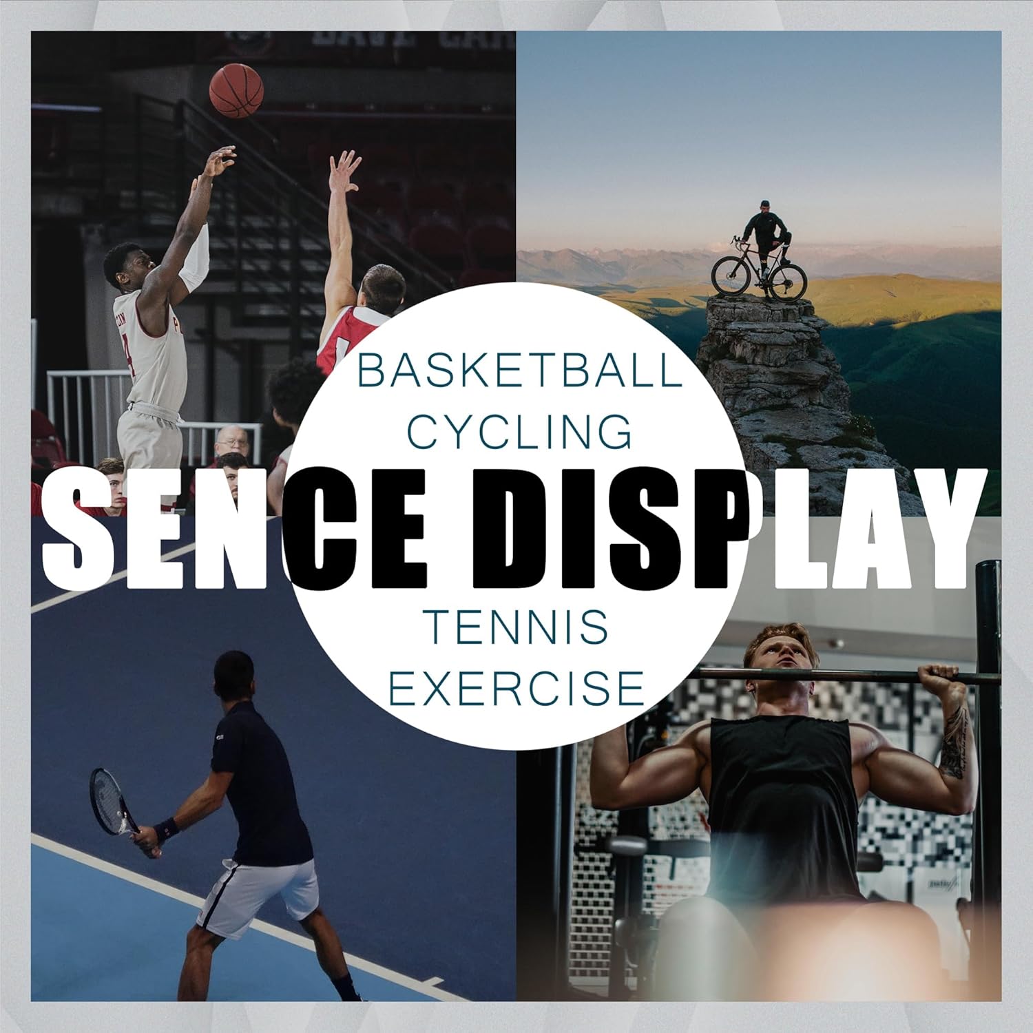 CJSPORX Men's Basketball Shoes Breathable Non-Slip Sneakers Fashionable Sports