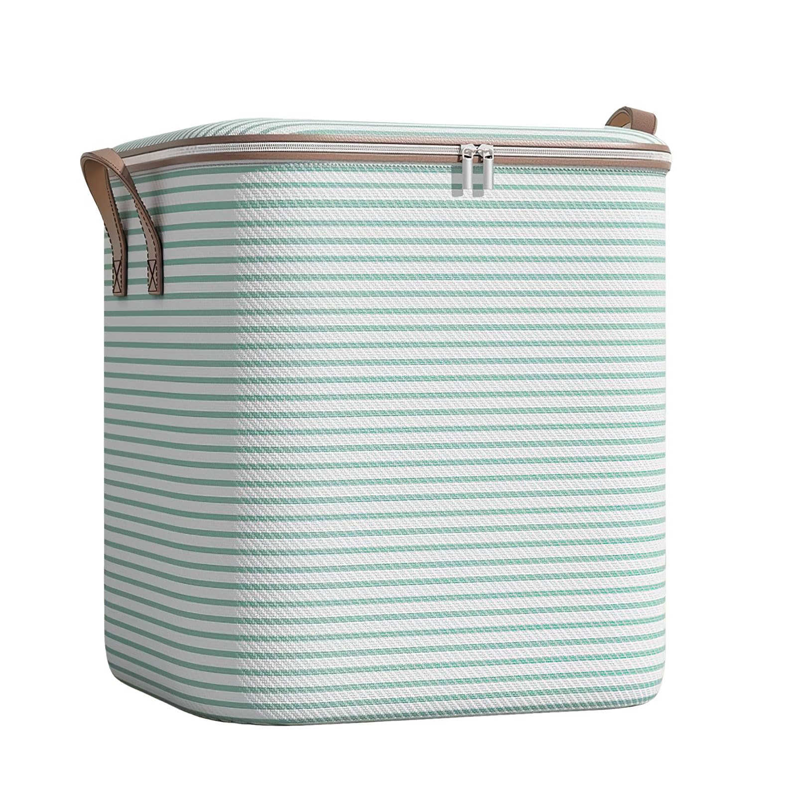 100L Large Storage Bag, Large Moving Bag with Lid and Zips for Moving Storage Clothes Bedding Duvet Quilt Blankets Moving Totes Christmas Storage Containers,for Clothes Duvet Blankets Bedding Toys (C)