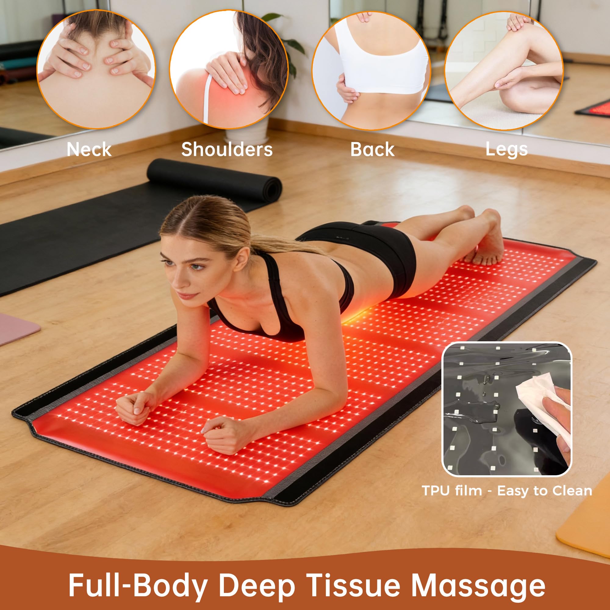 Amazon.com: Full Body Red Light Therapy Mat, 74.8