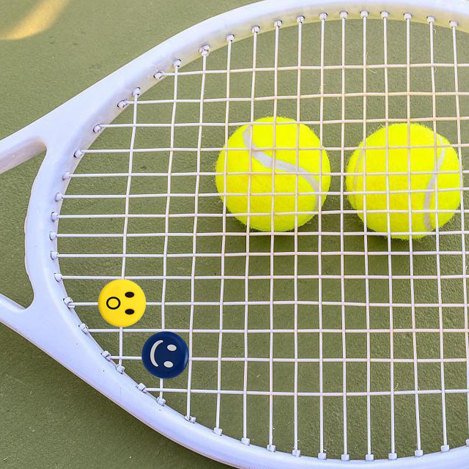 Lot De 10 Amortisseurs De Vibrations En Silicone Pour Raquette De Tennis~p123644721