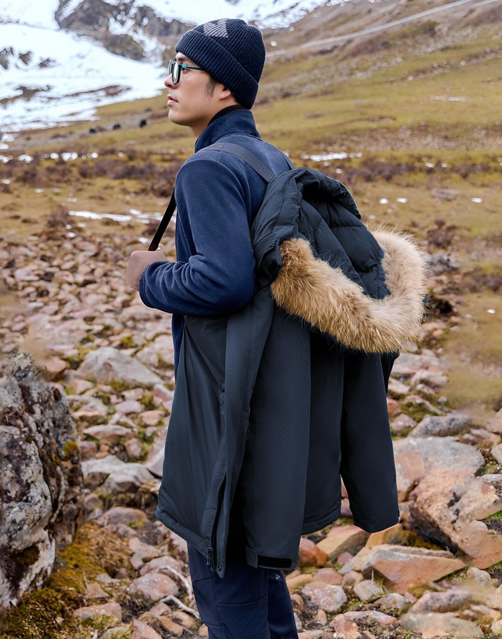 Pioneer Camp Herren Winterjacke Parka – Warm Wasserdicht für Outdoor & Alltag