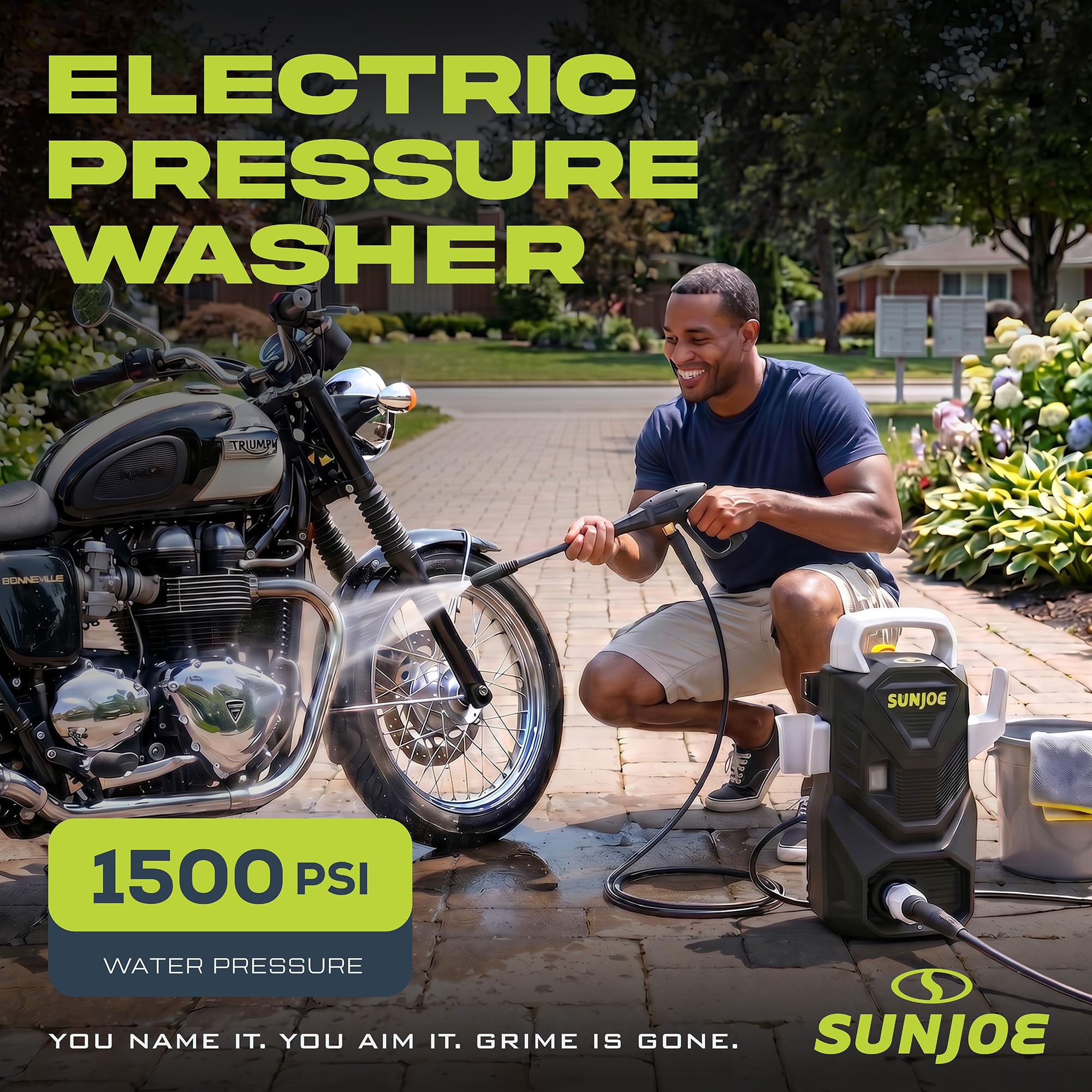 Amazon.com : Sun Joe Electric Pressure Washer with Foam Cannon
