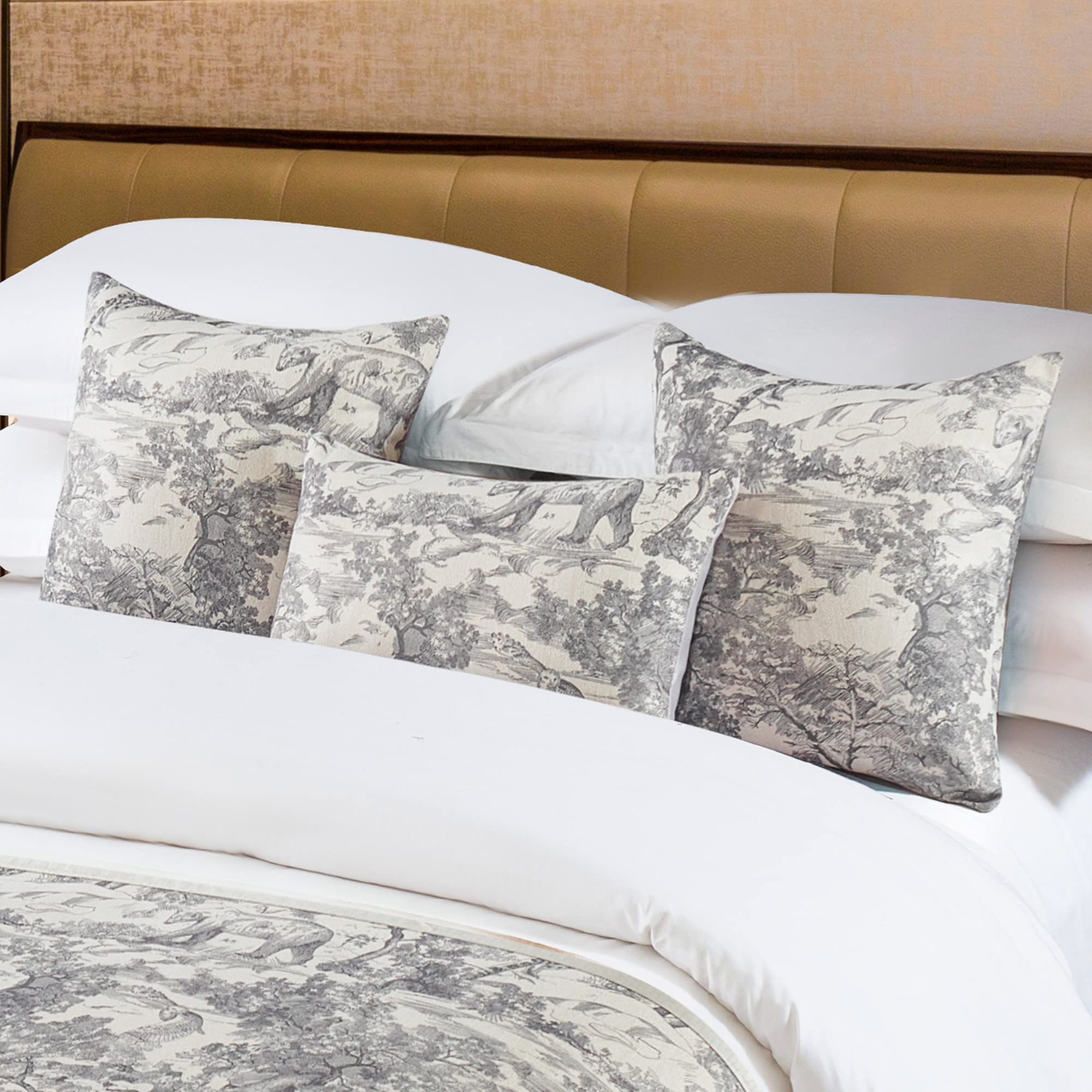 Twelve Solid Bed Scarf Purple Bed Runner Bedding Scarves for Bedroom Hotel Wedding Room (Queen 210x50cm, 16)