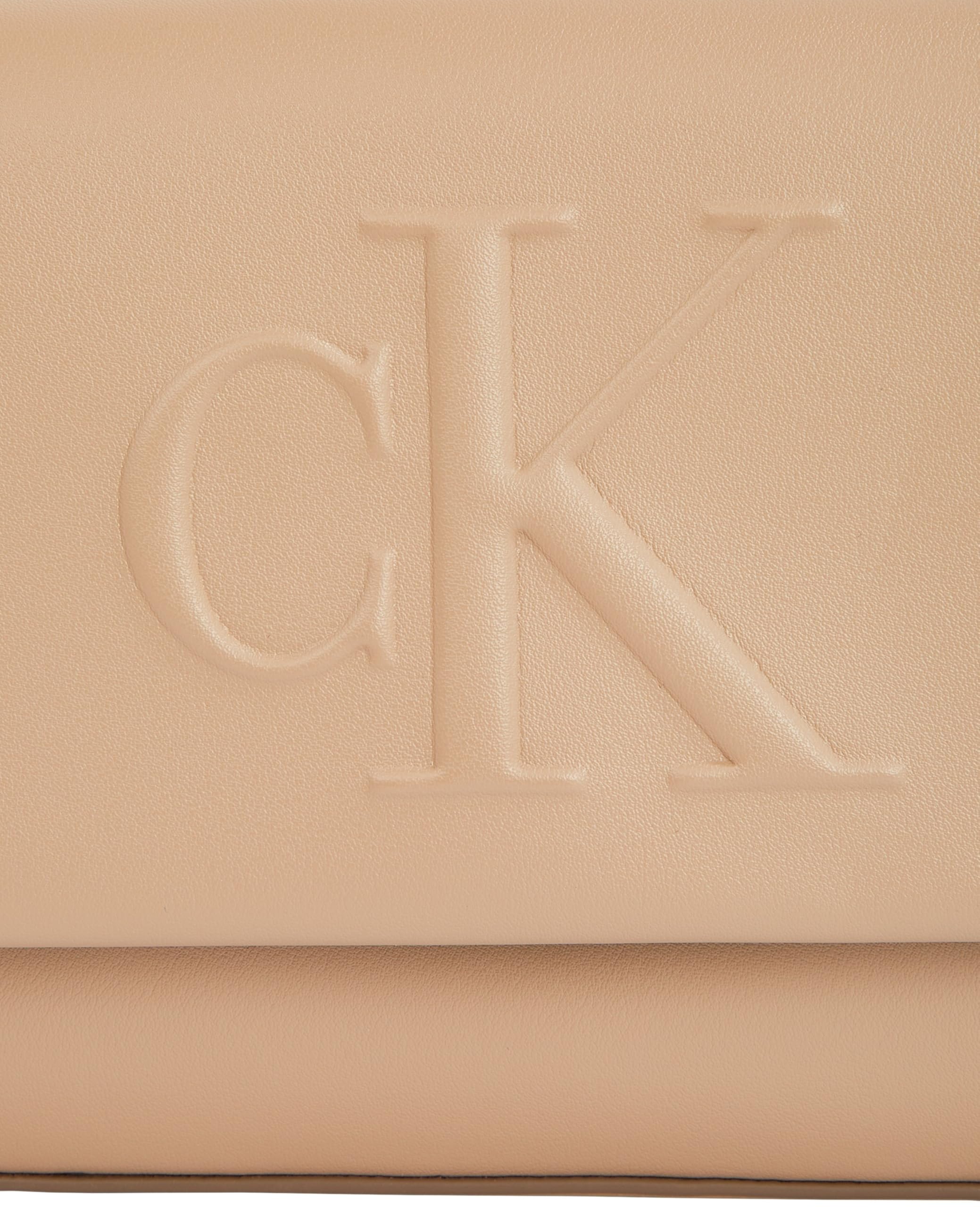 Calvin Klein Donna Borsa a Spalla Sculpted Flap Pouch con Logo