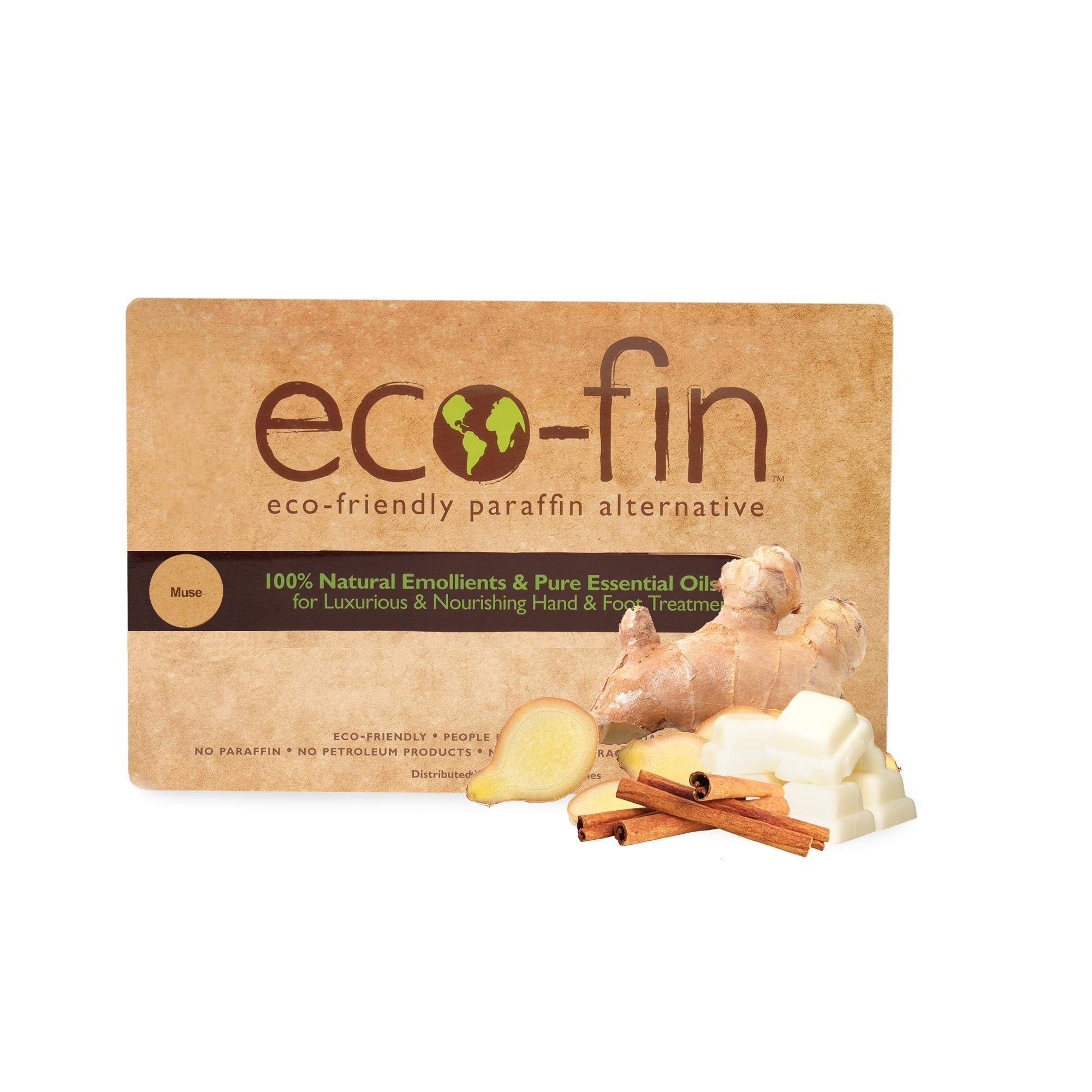 eco-finMuse Paraffin Wax Alternative | 100% Plant-Based, Cinnamon & Ginger Blend | 40 Pc.