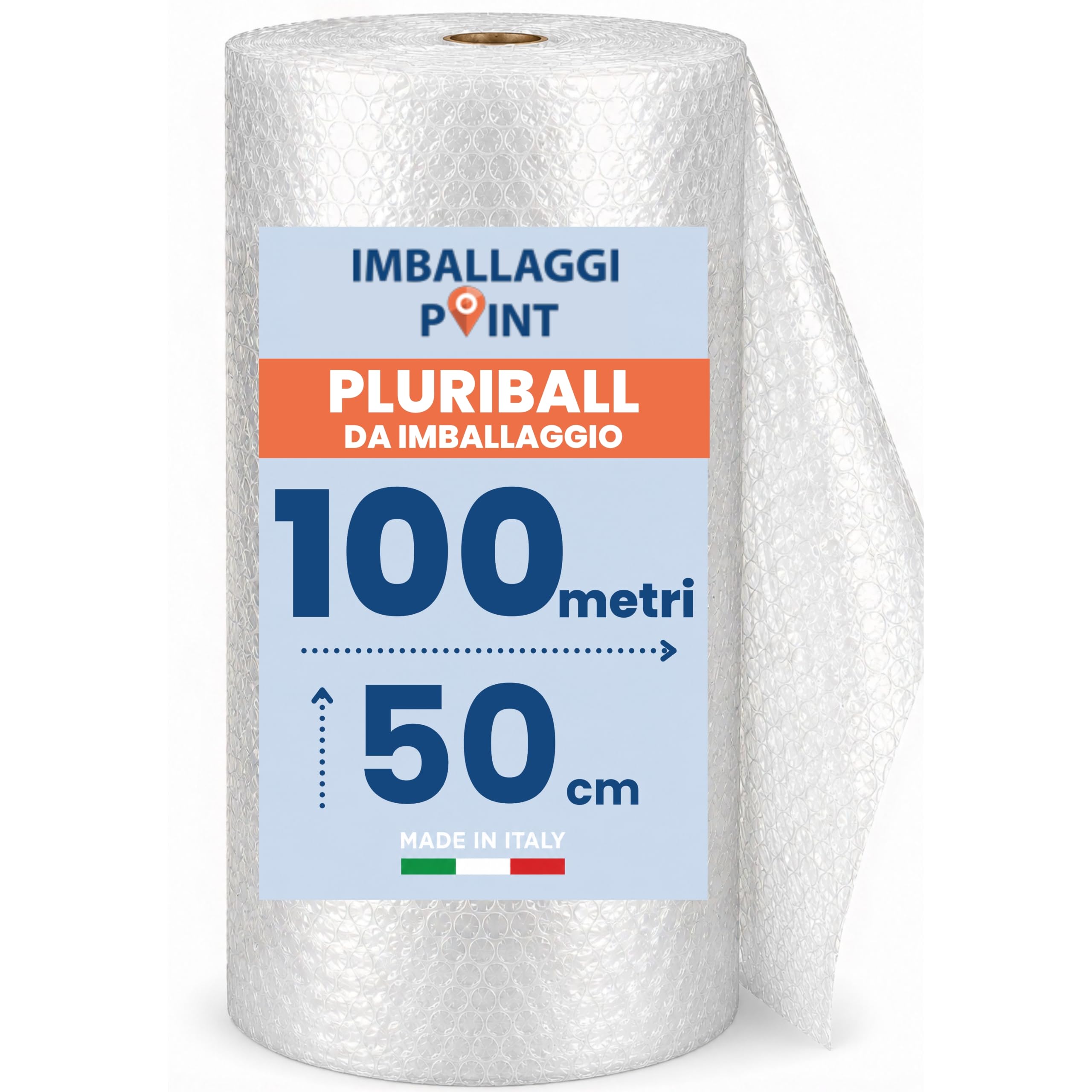 Pluriball 100 metri x 50 cm Set da 1pz Imballaggi Point
