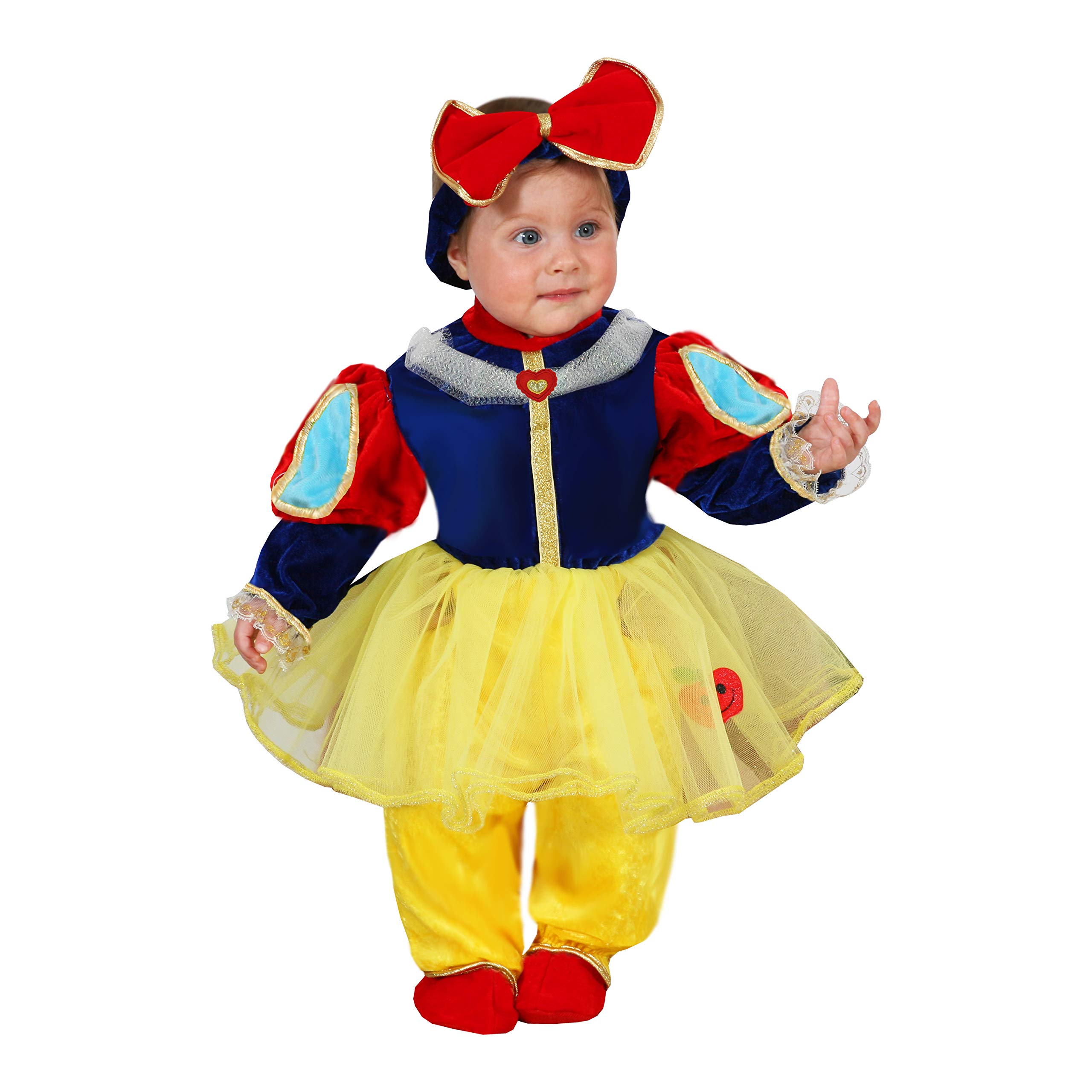 PEGASUS COSTUME BIANCANEVE NEONATO CARNEVALE VESTITO (3/6)