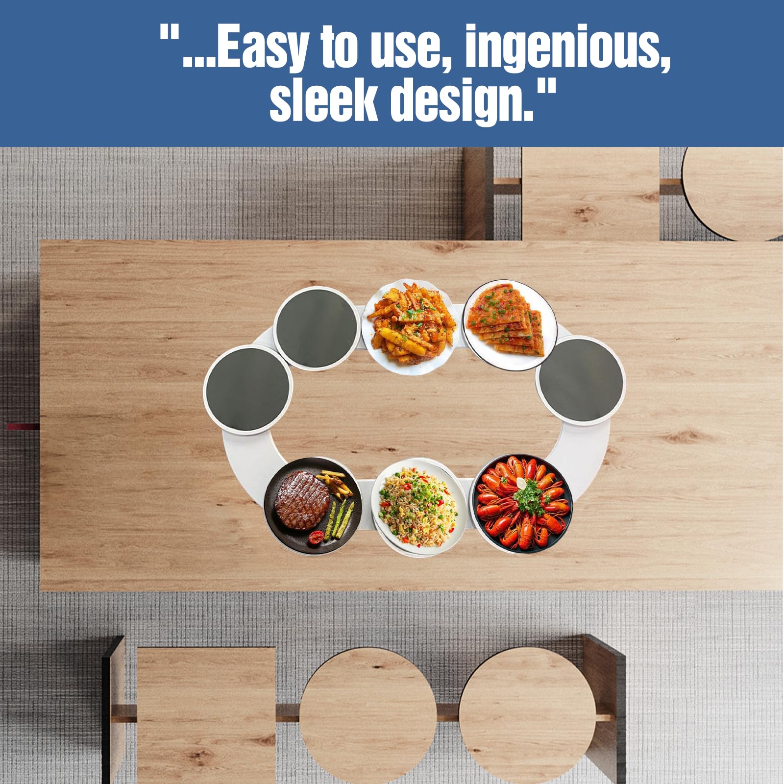 10 cm acryl draaitafel, 4 stuks Lazy Susan draaitafel kogellager draaiende displaybasis voor desktop keuken opslag taart make-up decoratie, transparant