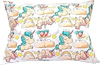 Vista 2 de Funda de almohada para niños pequeños de 13 x 18 pulgadas de algodón - Fundas de almohada pequeñas para almohadas de viaje, Funda de almohada