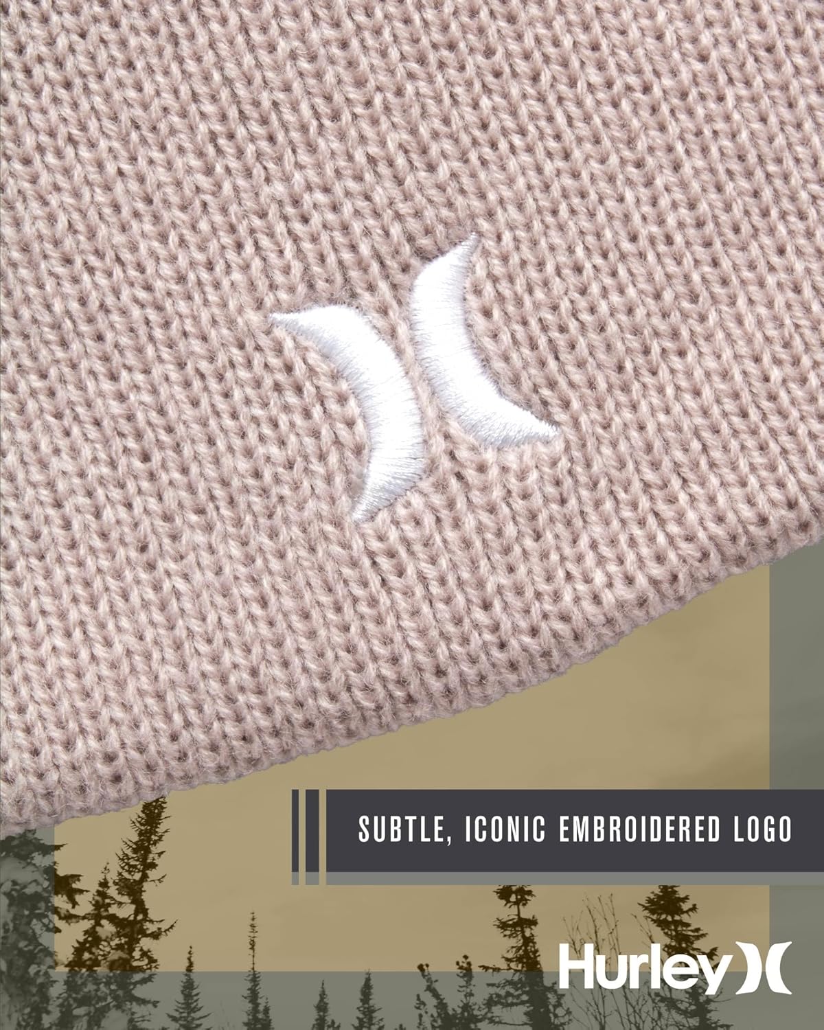 Hurley Men's Winter Hat - Classic Icon Beanie - Image 4