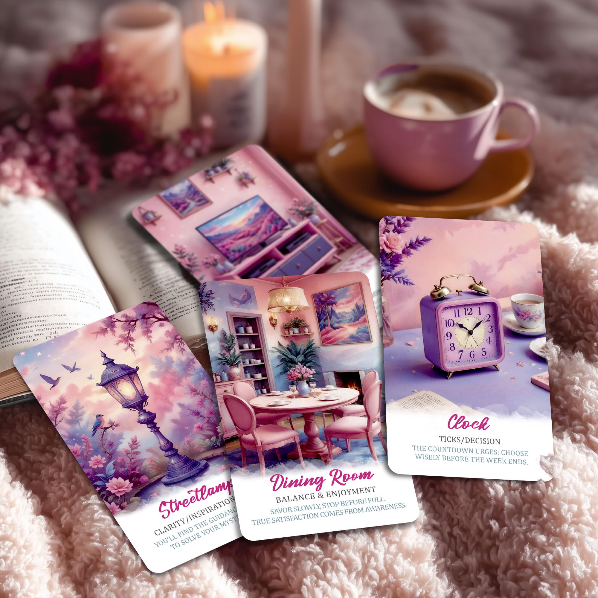 Amazon.co.jp: PERBDEAL Dreamy Home Fortune Reading Oracleカード