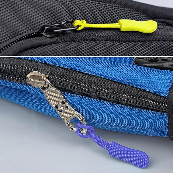 EUPSIIU 56 Pack Zipper Pulls, Zip Extension, Zip Tags Cord Pulls, Zipper Pull Replacement, Non Slip Zipper Tags, Cord Pulls Zipper for Backpacks, Bags, Tents, Trolley cases, Luggage (Multicolor)