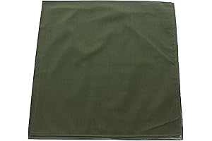 Premium Olive Drab Army Green Bandana: A Robust Head and Neckwear Accessory